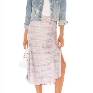 Young Fabulous & Broke Lilac Ikat Felicity Skirt S